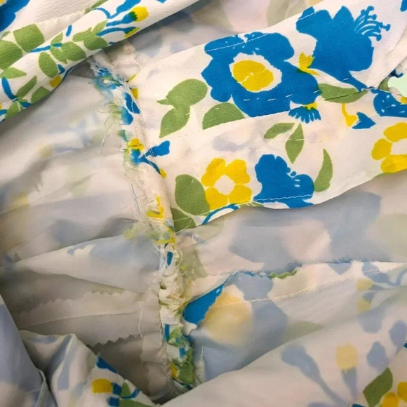 Handmade Sleeveless Floral Vintage Dress - Picture 9 of 11